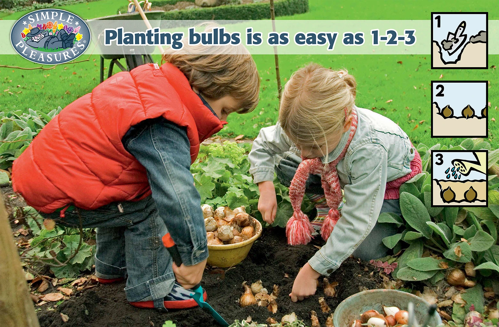 Display Planting Bulbs is as easy as 123 De Vroomen US