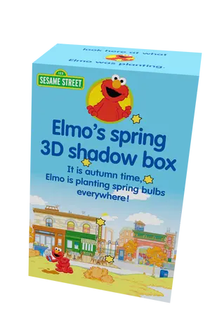Elmo's 3D Shadow box | 16 pcs